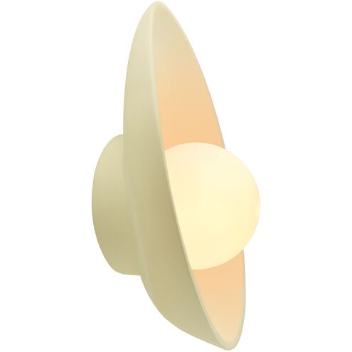 Ambiance LED 7.5 inch Vanilla Gloss Wall Sconce Wall Light