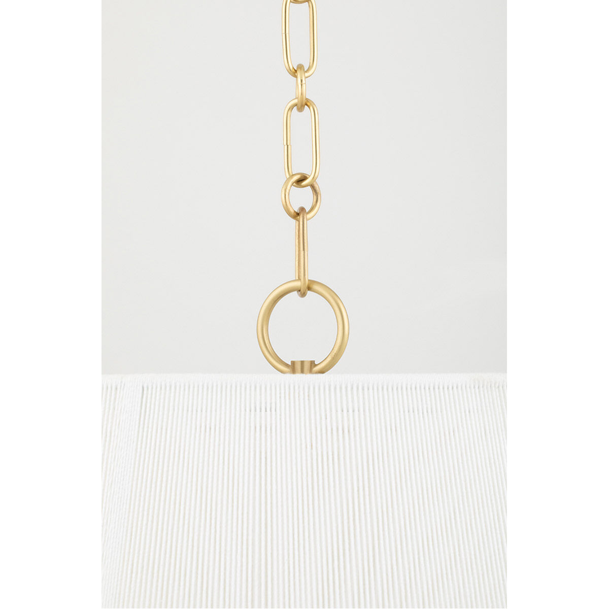 Debi 1 Light 18 inch Aged Brass Pendant Ceiling Light, Cylinder