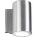 Vessel LED 5.6 inch Brushed Aluminum Outdoor Wall Light in 1, 4000K