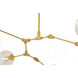 Canada 5 Light 17 inch Gold Chandelier Ceiling Light