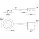 Lotos LED White Complete Kit Recessed Lighting