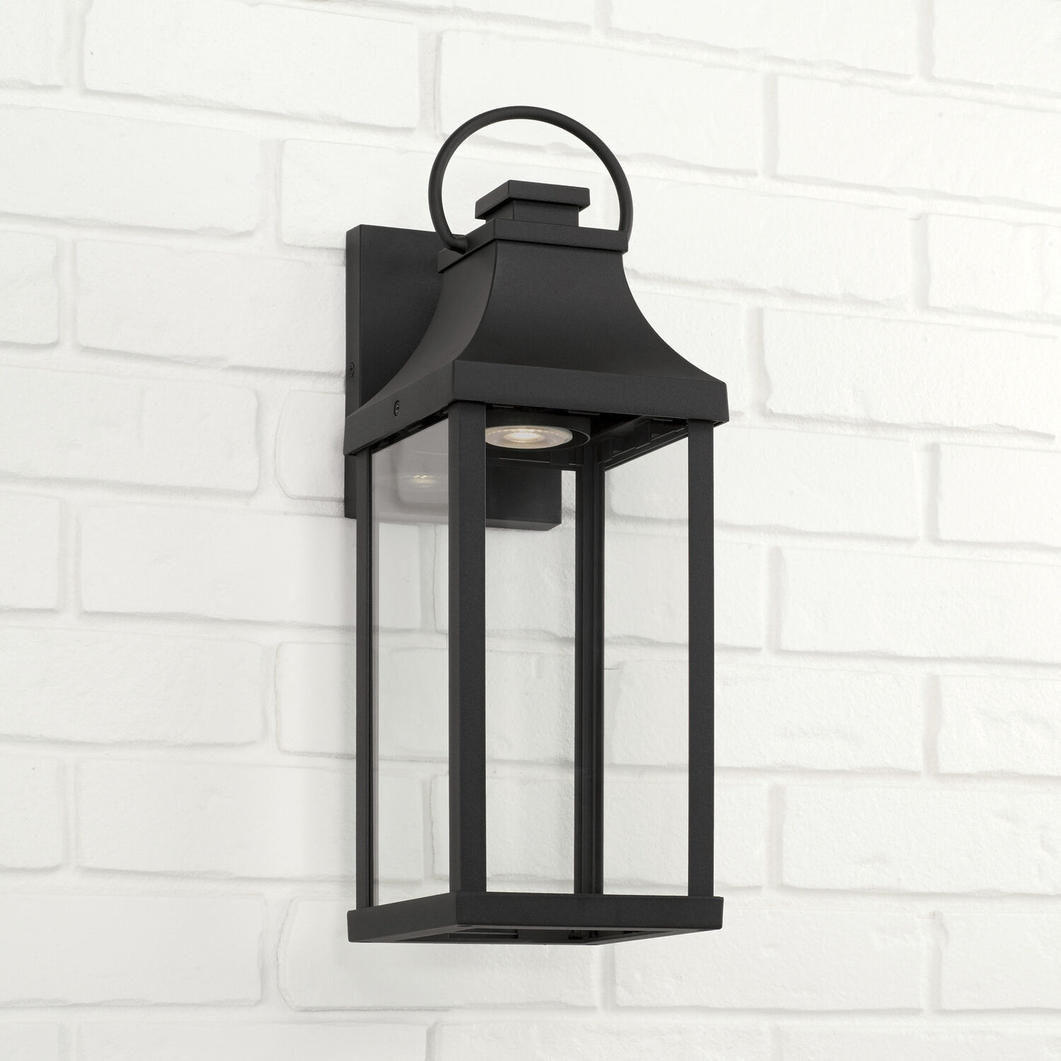 Bradford LED 17.25 inch Black Outdoor Wall Lantern