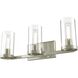 Erin 3 Light 23.75 inch Buffed Nickel Bath Vanity Wall Light