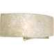 Radius 2 Light 23 inch Gold Dust Vanity Light Wall Light in Sustainable Crushed Natural Capiz Shell