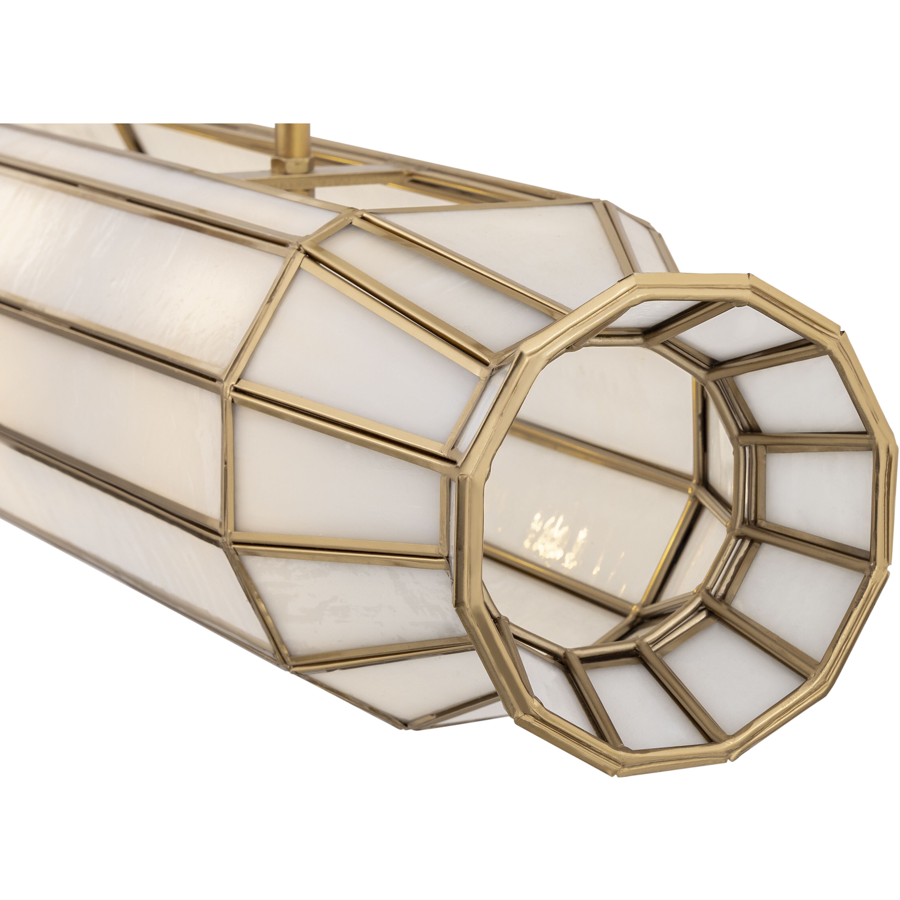 Jaxen 6 Light 48 inch Legacy Brass Linear Chandelier Ceiling Light