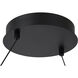 Recovery X LED 33.5 inch Coal And Satin Brass Pendant Ceiling Light