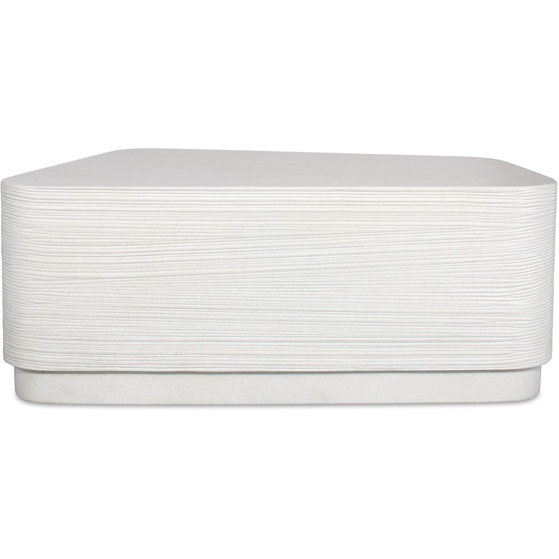 Saltwater 38 X 23.25 inch Natural Concrete Outdoor Coffee Table