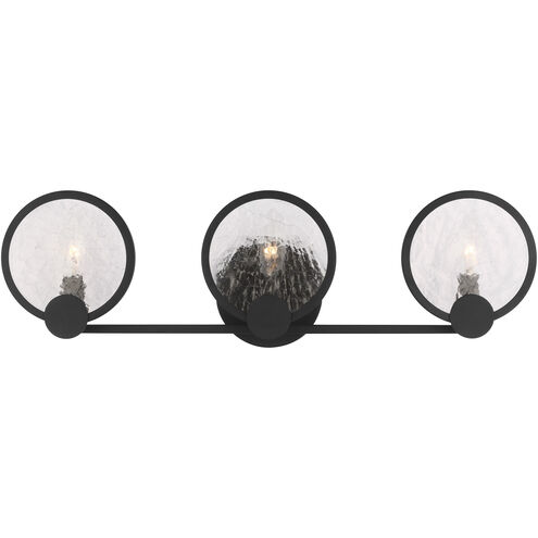 Cooper 3 Light 24 inch Midnight Black Wall Bath Fixture Wall Light