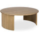 Penny 39 X 39 inch Natural Coffee Table, Large
