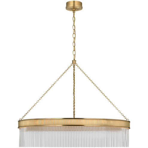 Marie Flanigan Menil LED 40 inch Soft Brass Chandelier Ceiling Light