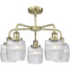 Colton 5 Light 23.5 inch Antique Brass Chandelier Ceiling Light
