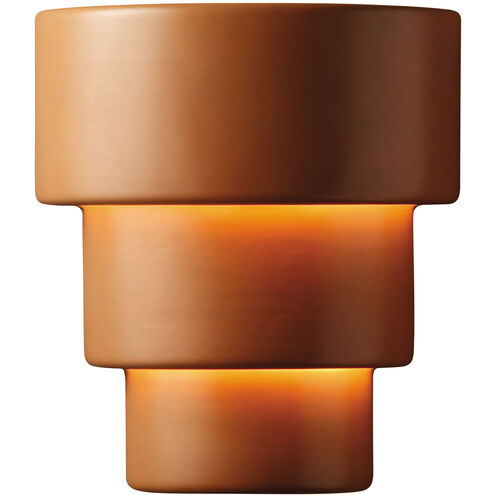 Ambiance Terrace LED 14.25 inch Vanilla Gloss Outdoor Wall Sconce, Large