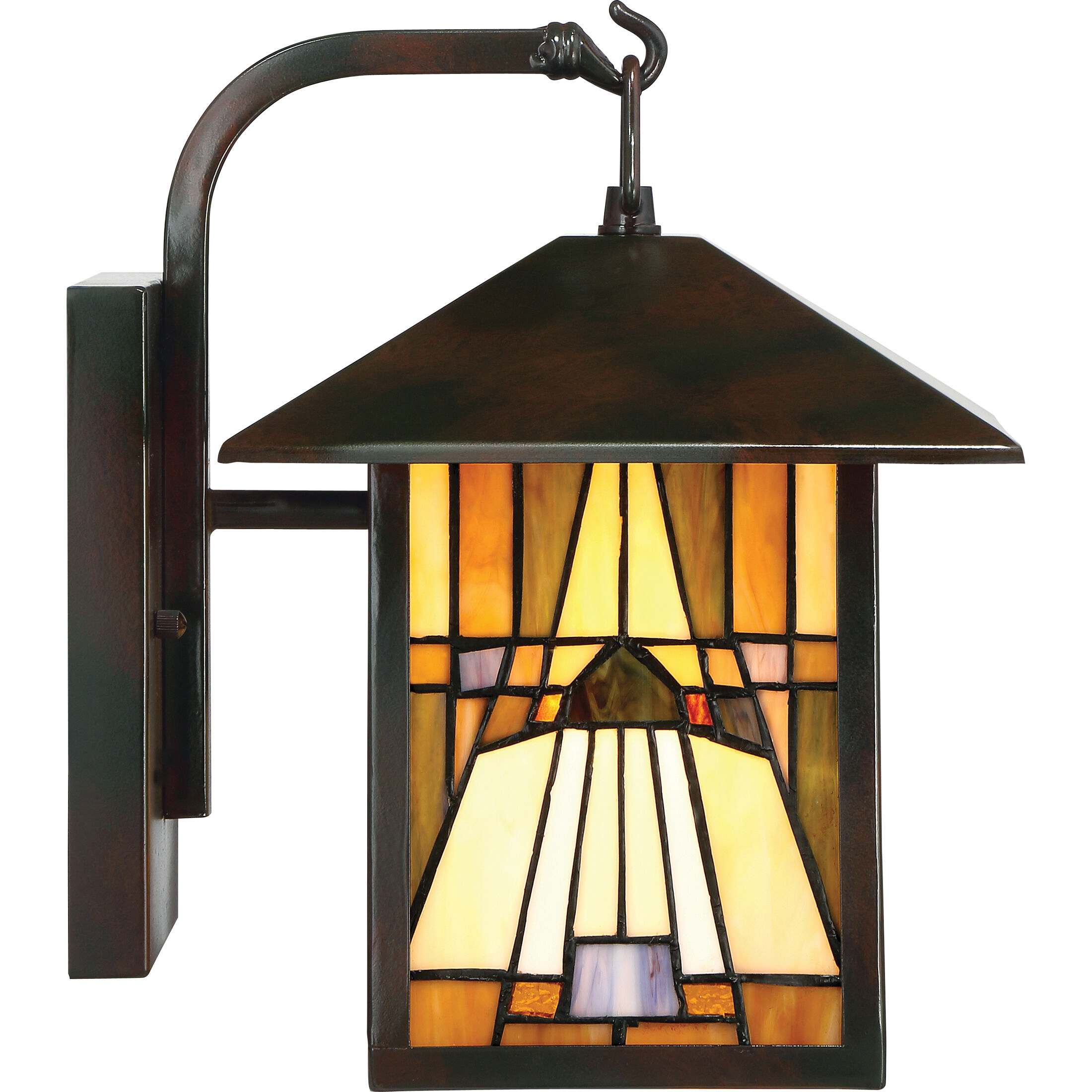 Inglenook 1 Light 12 inch Valiant Bronze Outdoor Wall Lantern
