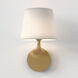Millie 1 Light 7.28 inch Antique Brass Bathroom Wall Light