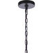 Elliot 5 Light 27 inch Flat Black Chandelier Ceiling Light