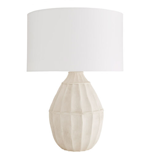 Tangier 30.5 inch 60 watt Egg Shell Table Lamp Portable Light