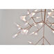 Canada LED 29.5 inch Matte Copper Chandelier Ceiling Light