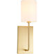 Harmony 1 Light 5 inch Aged Brass Wall Mount Wall Light