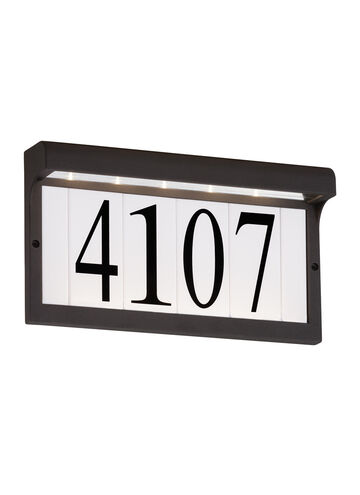 LED Address Light LED 6.88 inch Black Address Light
