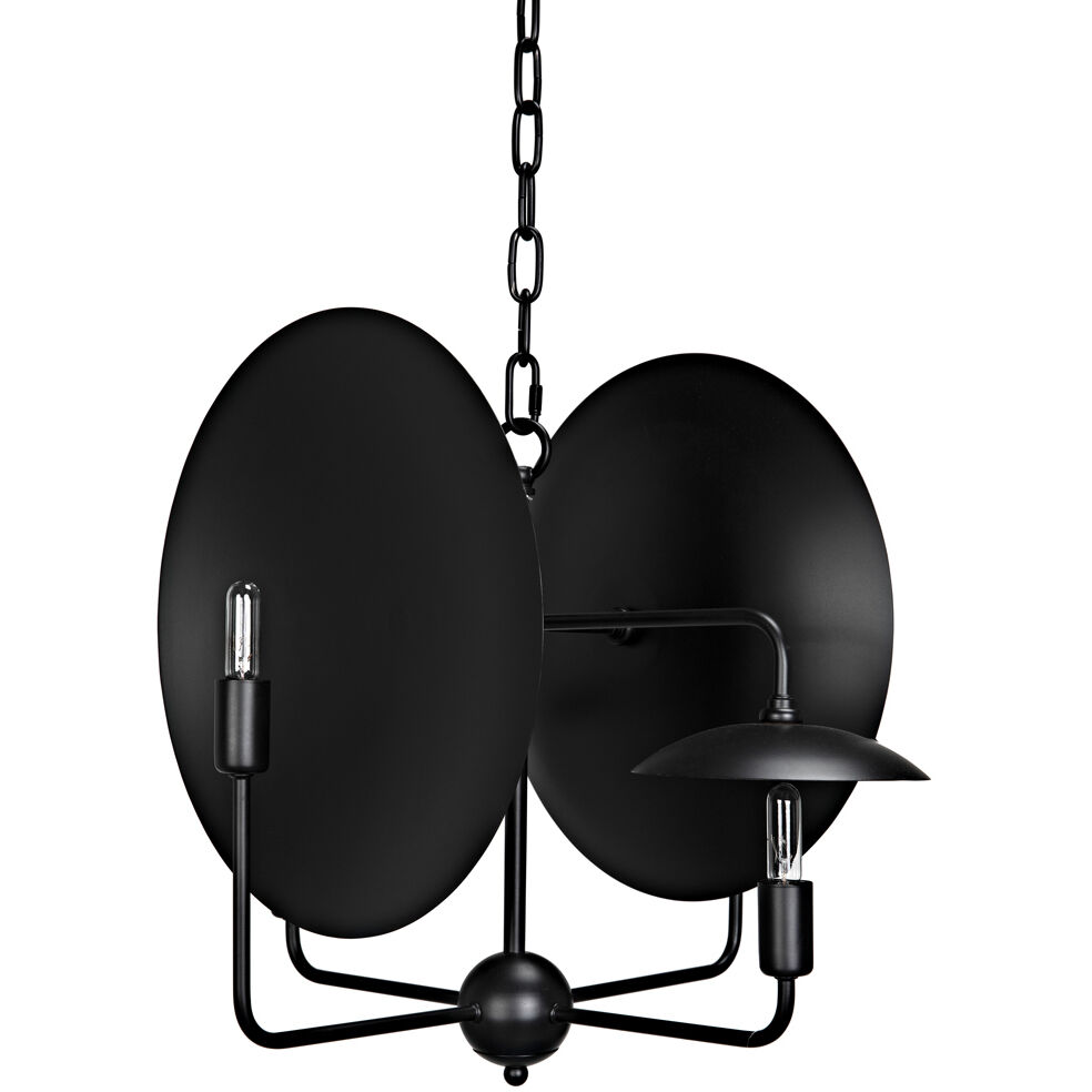 Satellite 4 Light 23 inch Matte Black Pendant Ceiling Light