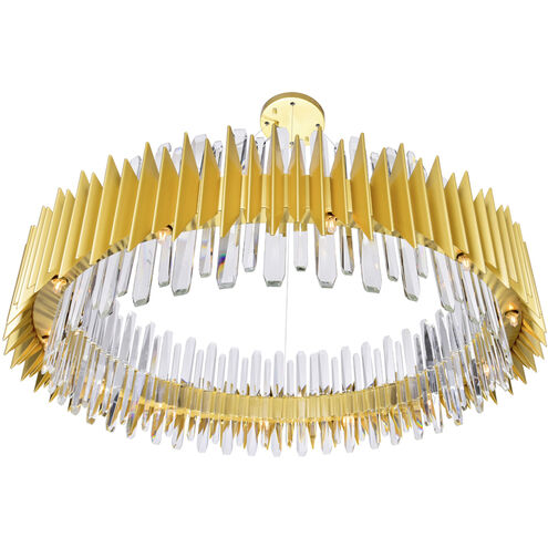 Cityscape 24 Light 39 inch Satin Gold Chandelier Ceiling Light