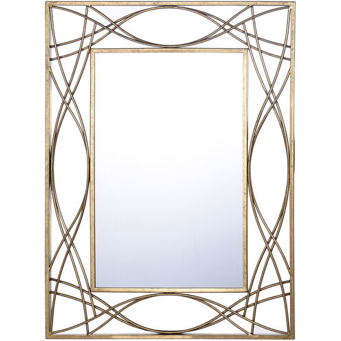 Gemma 32 X 24 inch Antique Gold Wall Mirror