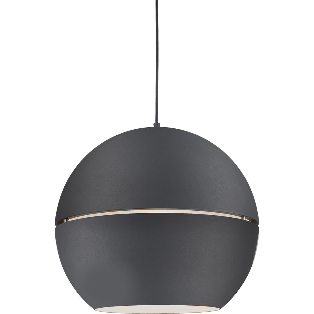 Lucas 1 Light 23.63 inch Black Pendant Ceiling Light