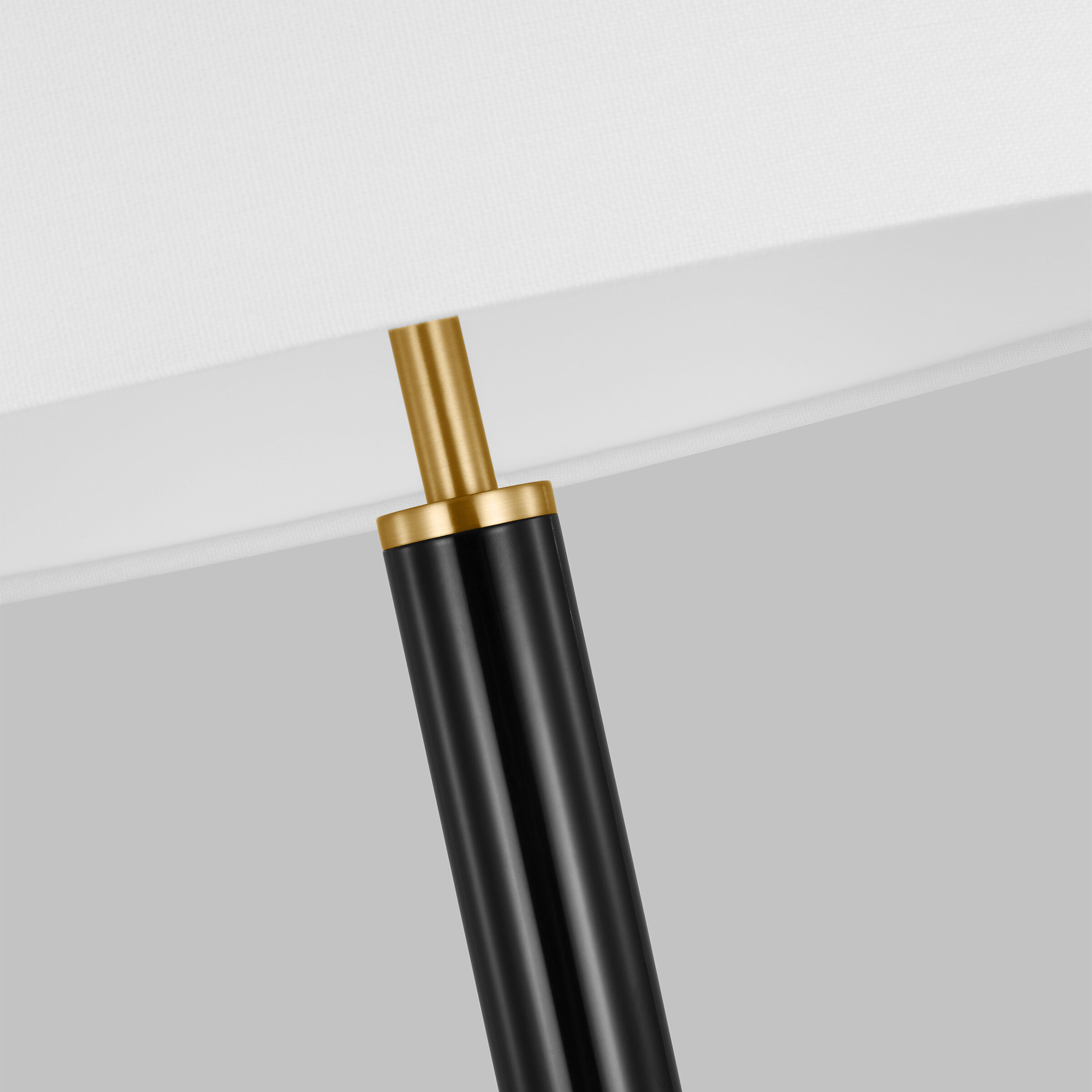 kate spade new york Monroe 27.13 inch 9 watt Burnished Brass with Gloss Black Table Lamp Portable Light