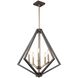 Breezy Point 5 Light 25 inch Bronze Candle Chandelier Ceiling Light