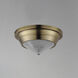 Hargreaves 1 Light 10 inch Natural Aged Brass Flush Mount Ceiling Light