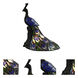 Galana Blue Peacock 16 inch 25.00 watt Bronze Accent Lamp Portable Light