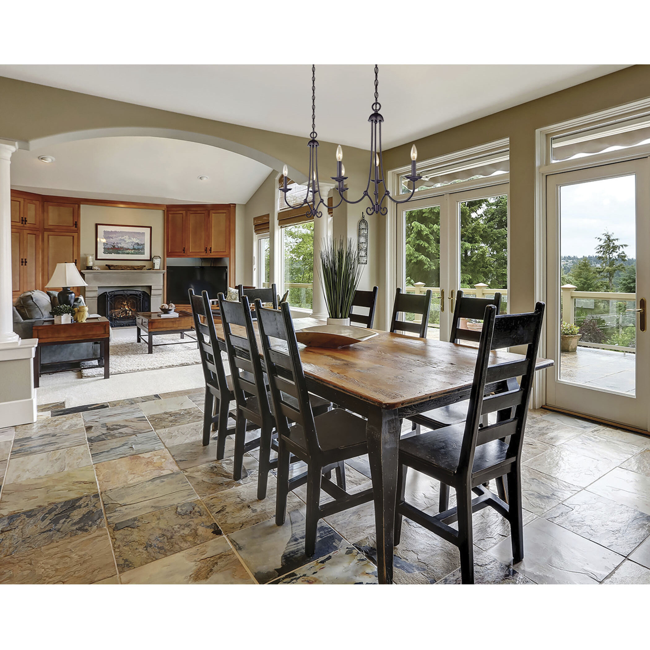 Montgomery 3 Light 20 inch Oil Rubbed Bronze Chandelier Ceiling Light