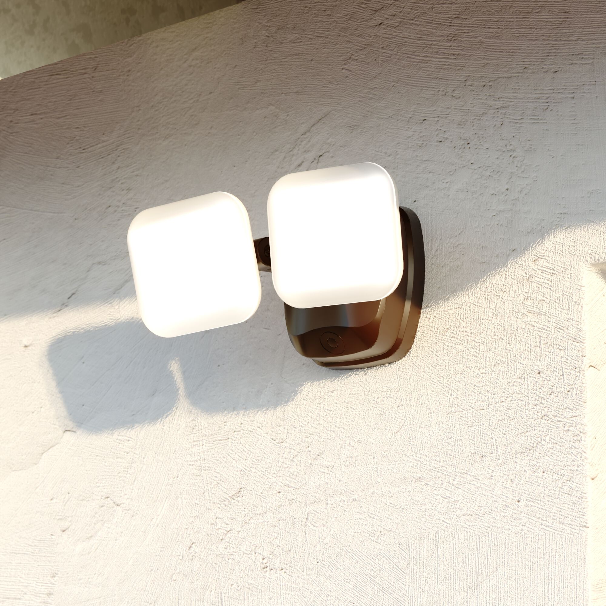 Theta LED 5.25 inch Bronze Outdoor Security