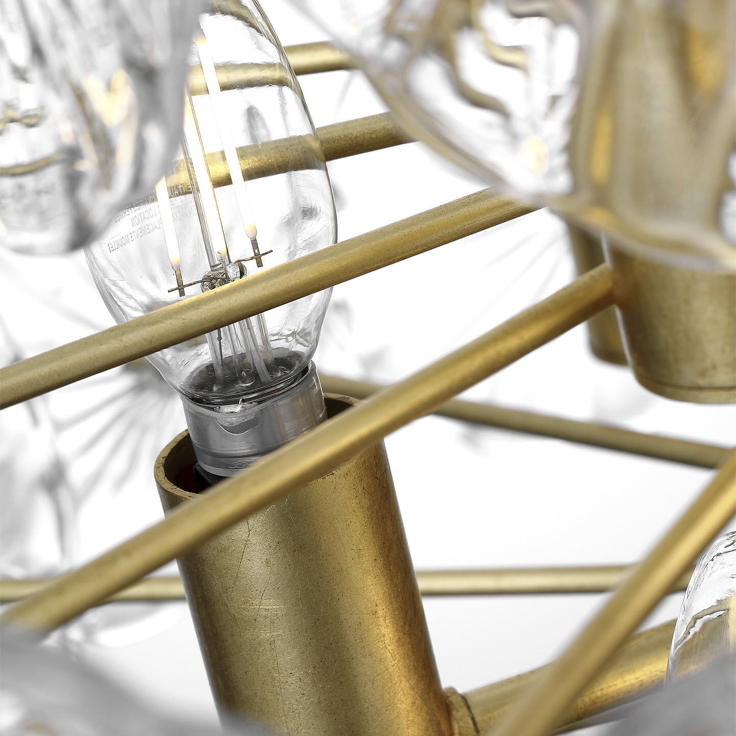 Julie Neill Gianna LED 24 inch Gild Chandelier Ceiling Light