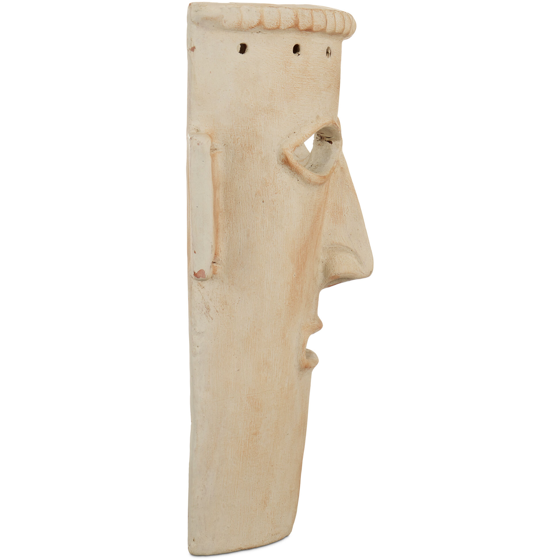 Etu 19 X 13 inch Mask Sculptures, Set of 2