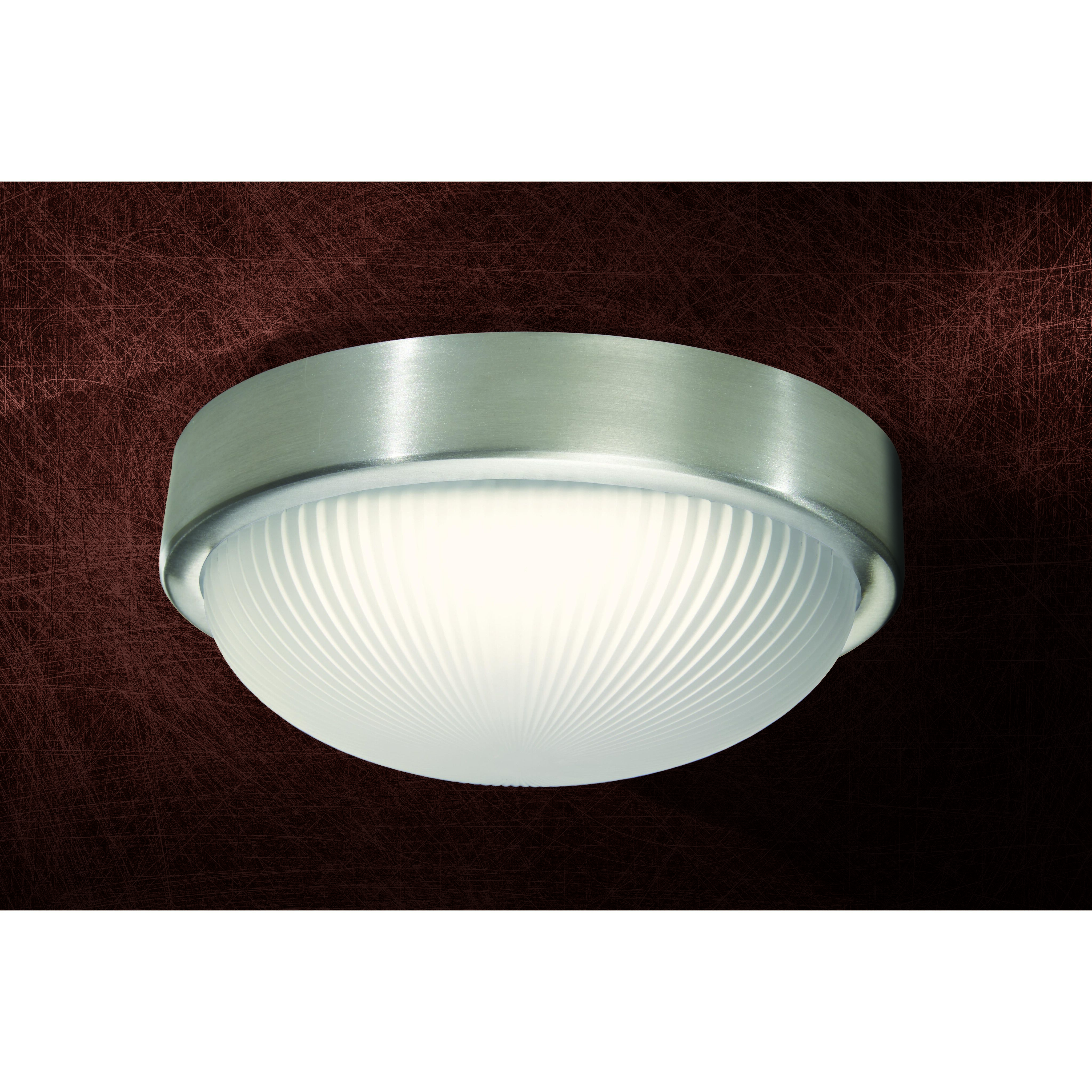 Radiun LED 5.75 inch Brushed Aluminum ADA Wall Sconce Wall Light, Outdoor