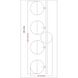 Realm Sphere 4 Light 32.25 inch Modern Gold Bath Vanity Wall Light