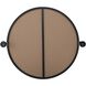 Amoura 24 X 24 inch Black Mirror