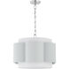 Belinder 4 Light 22 inch Brittany Blue and Chrome Pendant Ceiling Light
