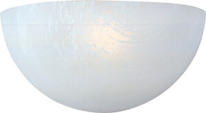 Essentials - 20585 1 Light 11 inch White Wall Sconce Wall Light in Marble