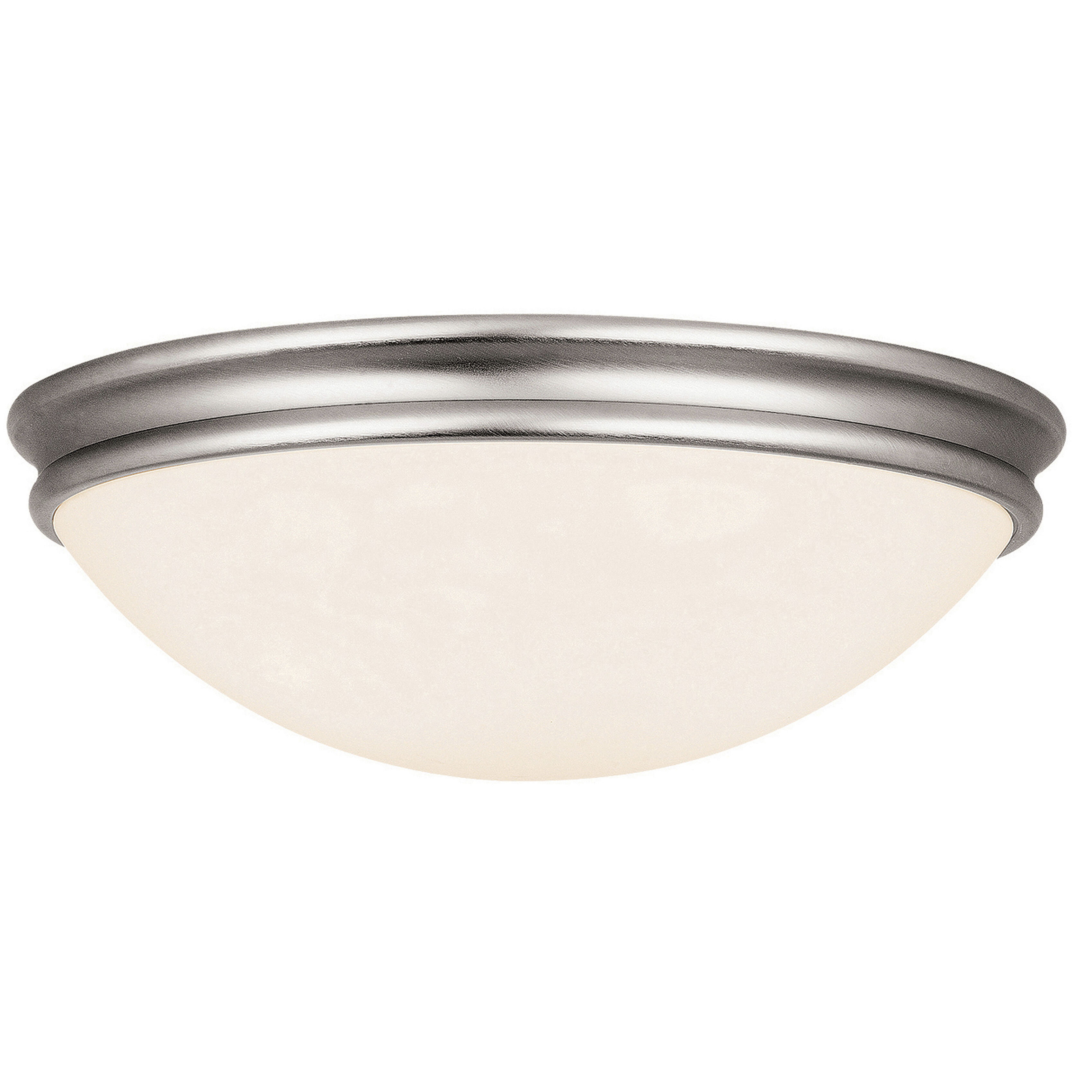 Brushed steel flush ceiling light hotsell