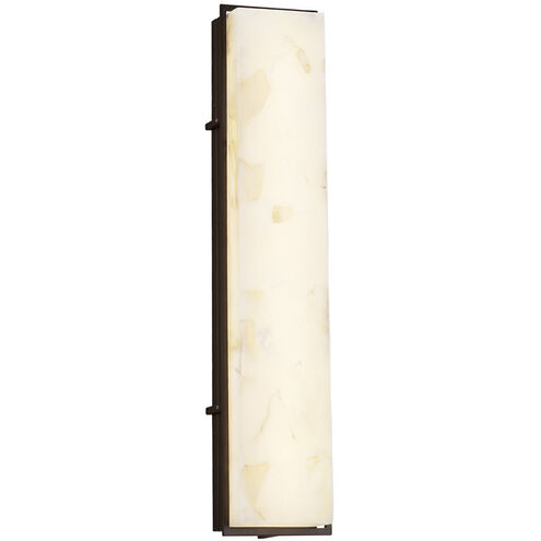 Alabaster Rocks Avalon Wall Sconce Wall Light in Dark Bronze