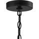 Collins 3 Light 17.75 inch Flat Black Pendant Ceiling Light
