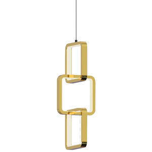 Patsy LED 5.5 inch Aged Brass Pendant Ceiling Light