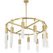 Chelsea 12 Light 40 inch Warm Brass Chandelier Ceiling Light