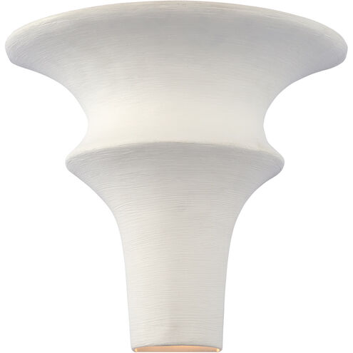 AERIN Lakmos LED 11.5 inch Plaster White Sconce Wall Light, Small