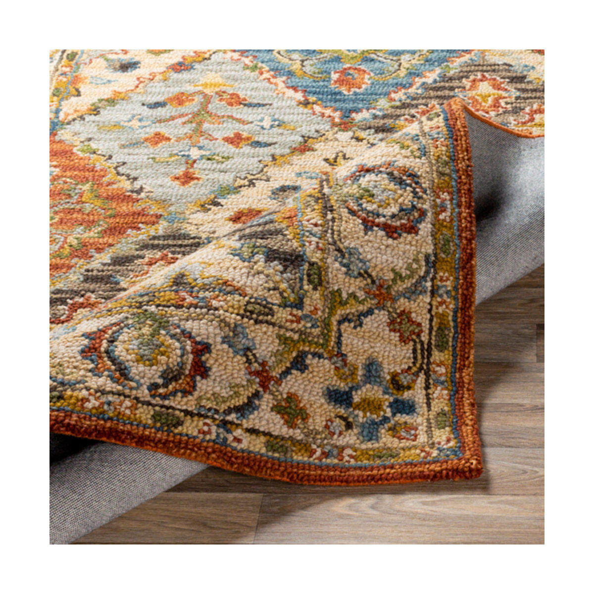 Artemis 72 X 48 inch Clay/Khaki/Bright Blue/Wheat/Tan/Taupe/Black Rugs