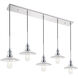 Waltz 5 Light 49 inch Chrome Pendant Ceiling Light
