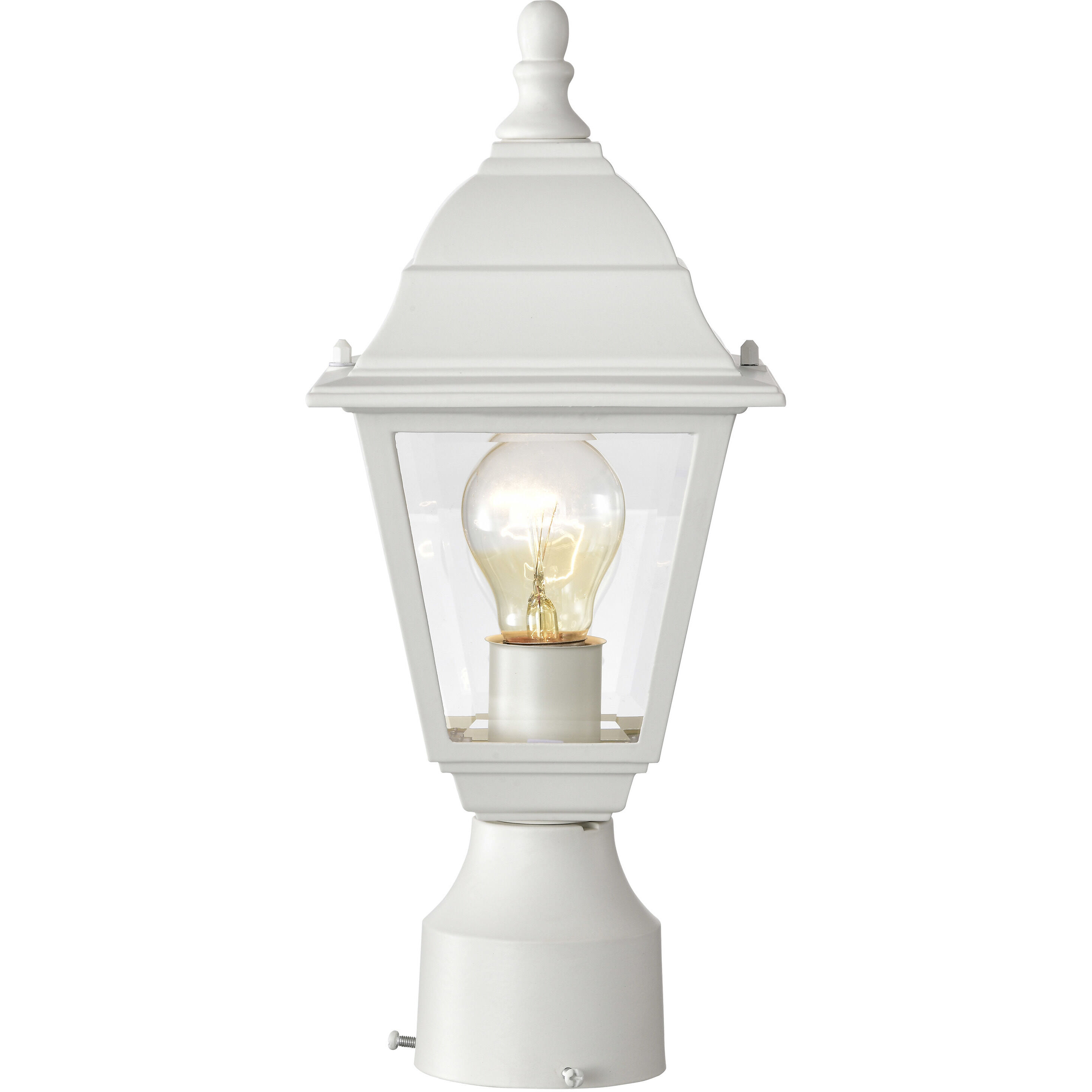 Briton 1 Light 14 inch White Outdoor Post Lantern