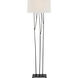 Ian K. Fowler Aspen 59.5 inch 60 watt Blackened Rust Floor Lamp Portable Light in Linen